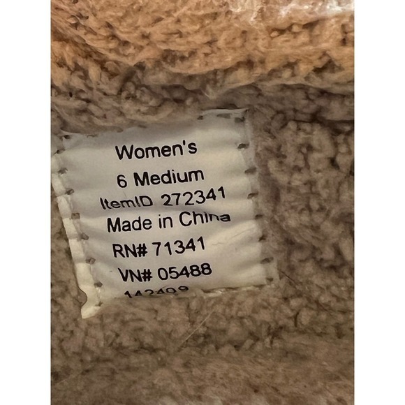 L.L. Bean boiled wool black lab slipper house shoe womens 6 - Picture 7 of 7